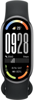 Фитнес-трекер Xiaomi Smart Band 10 AMOLED корп.:черный рем.:черный (BHR07PYGL) - купить недорого с доставкой в интернет-магазине
