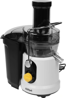 Соковыжималка центробежная Kitfort КТ-1145 1000Вт рез.сок.:800мл. белый/черный - купить недорого с доставкой в интернет-магазине