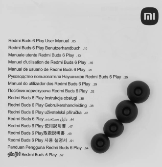 Гарнитура внутриканальные Xiaomi Redmi Buds 6 Play черный беспроводные bluetooth в ушной раковине (BHR8776GL) - купить недорого с доставкой в интернет-магазине