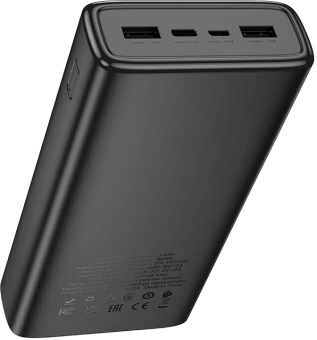 Мобильный аккумулятор Hoco J144A Hymn 30000mAh 5A черный (42132) - купить недорого с доставкой в интернет-магазине