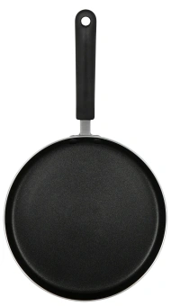 Сковорода блинная Rondell Pancake frypan RDA-1408 круглая 22см покрытие: Xylan Plus ручка несъемная (без крышки) черный - купить недорого с доставкой в интернет-магазине