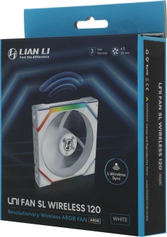 Вентилятор для корпуса Lian-Li Uni Fan SL Wireless 120 ARGB 120х124.5x28 белый 4-pin 28.5дБ (G99.12SL1W1W.R0) Ret - купить недорого с доставкой в интернет-магазине