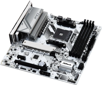 Материнская плата Asrock B550M Pro RS Soc-AM4 AMD B550 4xDDR4 mATX AC`97 8ch(7.1) 2.5Gg RAID+HDMI+DP - купить недорого с доставкой в интернет-магазине