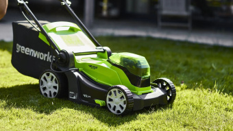 Газонокосилка роторная Greenworks G24X2LM41 (2512607UD) - купить недорого с доставкой в интернет-магазине