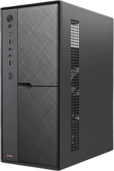 Корпус Accord ACC-1603 черный без БП mATX 1x80mm 2xUSB2.0 audio - купить недорого с доставкой в интернет-магазине