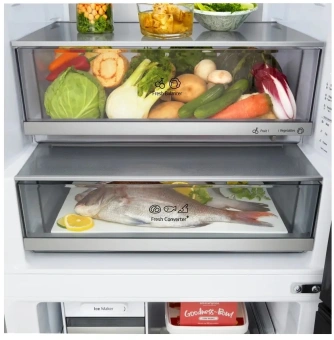 Холодильник LG GC-B640FEKM 2-хкамерн. бежевый инвертер - купить недорого с доставкой в интернет-магазине