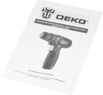 Дрель-шуруповерт Deko GCD12DU аккум. патрон:быстрозажимной (063-4039) - купить недорого с доставкой в интернет-магазине