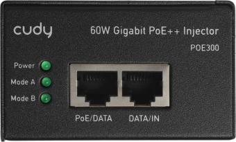 Инжектор PoE Cudy POE300 10/100/1000BASE-T 60Вт 53В(DC) - купить недорого с доставкой в интернет-магазине