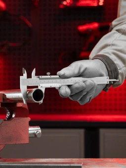 Штангенциркуль нониусный Matrix 316315 серый пластиковый футляр - купить недорого с доставкой в интернет-магазине