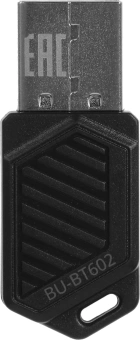 Адаптер USB Buro BU-BT602 BT6.0+EDR+BLE class 2 20м черный - купить недорого с доставкой в интернет-магазине