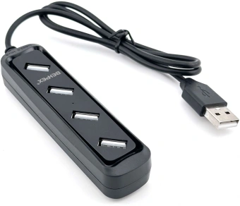 Разветвитель USB 2.0 BPH-1729 4порт. черный - купить недорого с доставкой в интернет-магазине