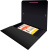 Папка на резинке Бюрократ Black Opal BL510/1 A4 пластик 0.5мм кор.30мм черный - купить недорого с доставкой в интернет-магазине