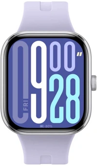 Смарт-часы Xiaomi Redmi Watch 5 2.07" AMOLED корп.серебристый рем.фиолетовый разм.брасл.:135-205мм (BHR9388GL) - купить недорого с доставкой в интернет-магазине