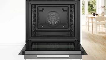 Духовой шкаф Электрический Bosch HBG7764B1 черный - купить недорого с доставкой в интернет-магазине