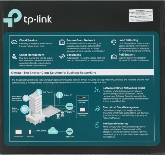 Точка доступа TP-Link EAP110 N300 10/100BASE-TX белый - купить недорого с доставкой в интернет-магазине