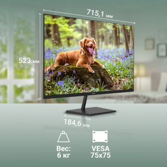 Монитор Digma 31.5" Progress 32A501U черный VA 4ms 16:9 HDMI матовая 300cd 178гр/178гр 3840x2160 60Hz G-Sync DP 4K 6кг - купить недорого с доставкой в интернет-магазине