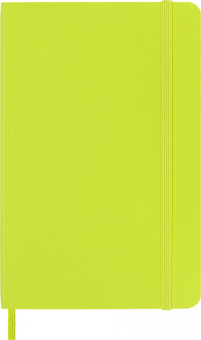 Блокнот Moleskine CLASSIC SOFT QP611C2 Pocket 90x140мм 192стр. линейка мягкая обложка лайм - купить недорого с доставкой в интернет-магазине