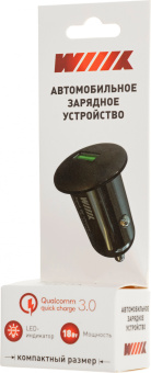Автомобильное зар./устр. Wiiix UCC-1-11 3A QC универсальное черный - купить недорого с доставкой в интернет-магазине