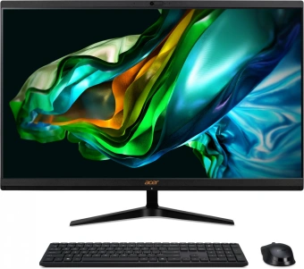 Моноблок Acer Aspire C27-1800 27" Full HD i5 1334U (1.3) 16Gb SSD1Tb UHDG CR Eshell GbitEth WiFi BT 65W клавиатура мышь Cam черный 1920x1080 - купить недорого с доставкой в интернет-магазине