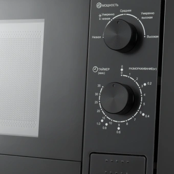 Микроволновая печь Meferi MMO6020BK 20л. 800Вт черный (встраиваемая) - купить недорого с доставкой в интернет-магазине