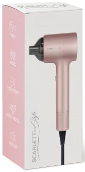 Фен Scarlett SC-HD70I53 1600Вт розовый/черный - купить недорого с доставкой в интернет-магазине