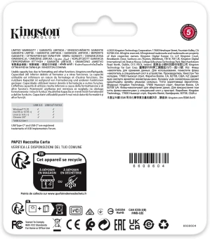 Флеш Диск Kingston 256GB DataTraveler Duo G2 DTDEG2/256GB USB3.0 зеленый/черный - купить недорого с доставкой в интернет-магазине