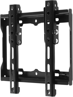 Кронштейн для телевизора Hyundai GL-T1 черный 15"-48" макс.25кг настенный наклон - купить недорого с доставкой в интернет-магазине