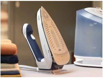 Парогенератор Braun CareStyle 7 IS7282BL 2700Вт синий/белый - купить недорого с доставкой в интернет-магазине