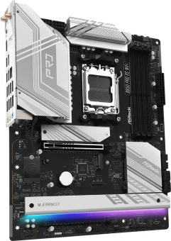 Материнская плата Asrock B850 PRO RS WIFI Socket AM5 AMD B850 4xDDR5 ATX AC`97 8ch(7.1) 2.5Gg RAID+HDMI - купить недорого с доставкой в интернет-магазине
