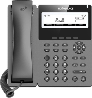 Телефон IP Flyingvoice P22G серый - купить недорого с доставкой в интернет-магазине