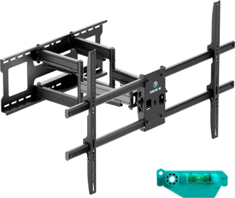 Кронштейн для телевизора Onkron M10 черный 42"-110" макс.100кг настенный поворотно-выдвижной и наклонный - купить недорого с доставкой в интернет-магазине
