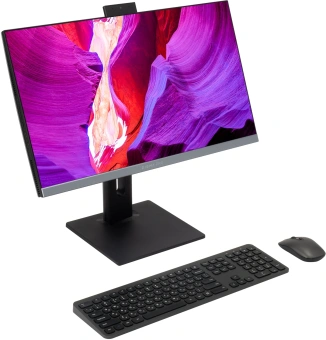 Моноблок Digma Pro Unity 23.8" Full HD i5 1235U (1.3) 16Gb SSD512Gb Iris Xe Windows 11 Pro GbitEth WiFi BT 90W клавиатура мышь Cam серый/черный 1920x1080 - купить недорого с доставкой в интернет-магазине