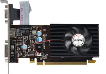 Видеокарта Afox PCI-E 2.0 AF210-1024D3L4-V2 NVIDIA G210 1Gb 64bit DDR3 520/1600 DVIx1 HDMIx1 CRTx1 HDCP Ret low profile - купить недорого с доставкой в интернет-магазине