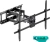 Кронштейн для телевизора Onkron M10 черный 42"-110" макс.100кг настенный поворотно-выдвижной и наклонный - купить недорого с доставкой в интернет-магазине