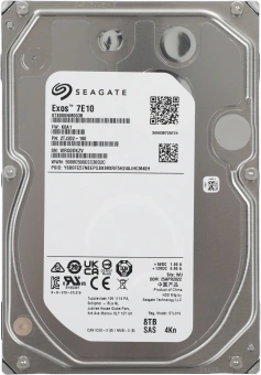Жесткий диск Seagate SAS 3.0 8TB ST8000NM003B Exos 7E10 4KN (7200rpm) 256Mb 3.5" - купить недорого с доставкой в интернет-магазине