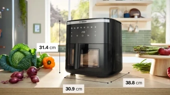 Аэрогриль Bosch MAF671B0 1800Вт черный - купить недорого с доставкой в интернет-магазине