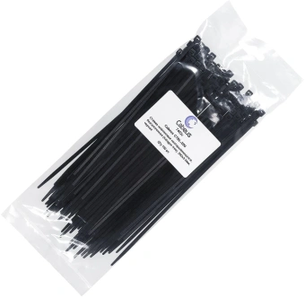 Стяжка пластиковая Cabeus CTBL-200 200x3.6мм (упак:100шт) нейлон внешний (-40/+85) черный - купить недорого с доставкой в интернет-магазине