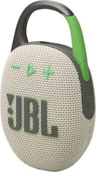 Колонка порт. JBL Clip 5 песочный 7W Mono BT 10м 1400mAh - купить недорого с доставкой в интернет-магазине