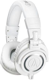 Наушники мониторные Audio-Technica ATH-M50X 1.2м белый проводные оголовье (15117335) - купить недорого с доставкой в интернет-магазине
