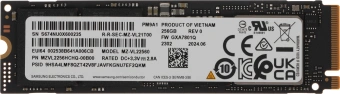 Накопитель SSD Samsung PCIe 4.0 x4 256GB MZVL2256HCHQ-00B00 PM9A1 M.2 2280 OEM - купить недорого с доставкой в интернет-магазине