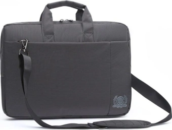 Сумка для ноутбука 15.6" Continent CC-215 GR серый нейлон/полиэстер - купить недорого с доставкой в интернет-магазине