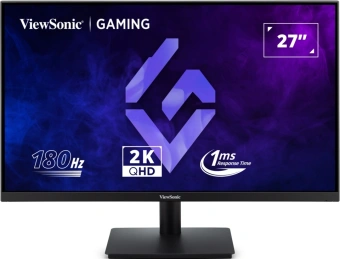 Монитор ViewSonic 27" VX27G1-2K черный IPS LED 16:9 HDMI матовая 300cd 178гр/178гр 2560x1440 180Hz G-Sync DP QHD 3.6кг - купить недорого с доставкой в интернет-магазине