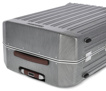 Чемодан Piquadro PQ LM (BV4427PQLM/NCU) 46x68x26.5см 69л. 4.68кг. поликарбонат/натур.кожа темно-серый - купить недорого с доставкой в интернет-магазине