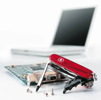 Нож перочинный Victorinox CyberTool M (1.7725.T) 91мм 34функц. красный карт.коробка - купить недорого с доставкой в интернет-магазине