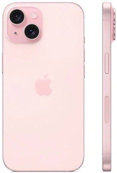 Смартфон Apple A3090 iPhone 15 128Gb розовый моноблок 3G 4G 1Sim 6.1" 1179x2556 iOS 17 48Mpix 802.11 a/b/g/n/ac/ax NFC GPS GSM900/1800 Protect - купить недорого с доставкой в интернет-магазине