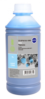 Чернила Cactus CS-EPT6735-1000 T6735 светло-голубой 1000мл для Epson L800/L810/L850/L1800 - купить недорого с доставкой в интернет-магазине