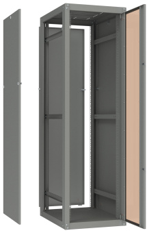 Шкаф коммутационный C3 Solutions Basic.2 33-88.GF13.SD2.BF23 G (NT565898) напольный 33U 800x800мм пер.дв.стекл задн.дв.спл.стал.лист 2 бок.пан. направл.под закл.гайки 600кг серый 657мм 82кг IP20 сталь - купить недорого с доставкой в интернет-магазине