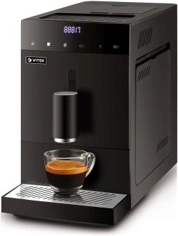 Кофемашина Vitek Metropolis VT-8700 1350Вт черный - купить недорого с доставкой в интернет-магазине