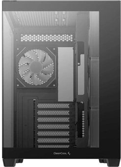 Корпус Deepcool CG530 4F черный без БП ATX 6x120mm 4x140mm 1xUSB3.0 audio bott PSU - купить недорого с доставкой в интернет-магазине