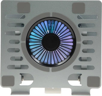 Подставка для ноутбука Digma D-NCP170-1xRGB110-360 17" 240x230x50мм 28дБ 2xUSB 1x 110ммFAN 940г Fan-control алюминий серый - купить недорого с доставкой в интернет-магазине